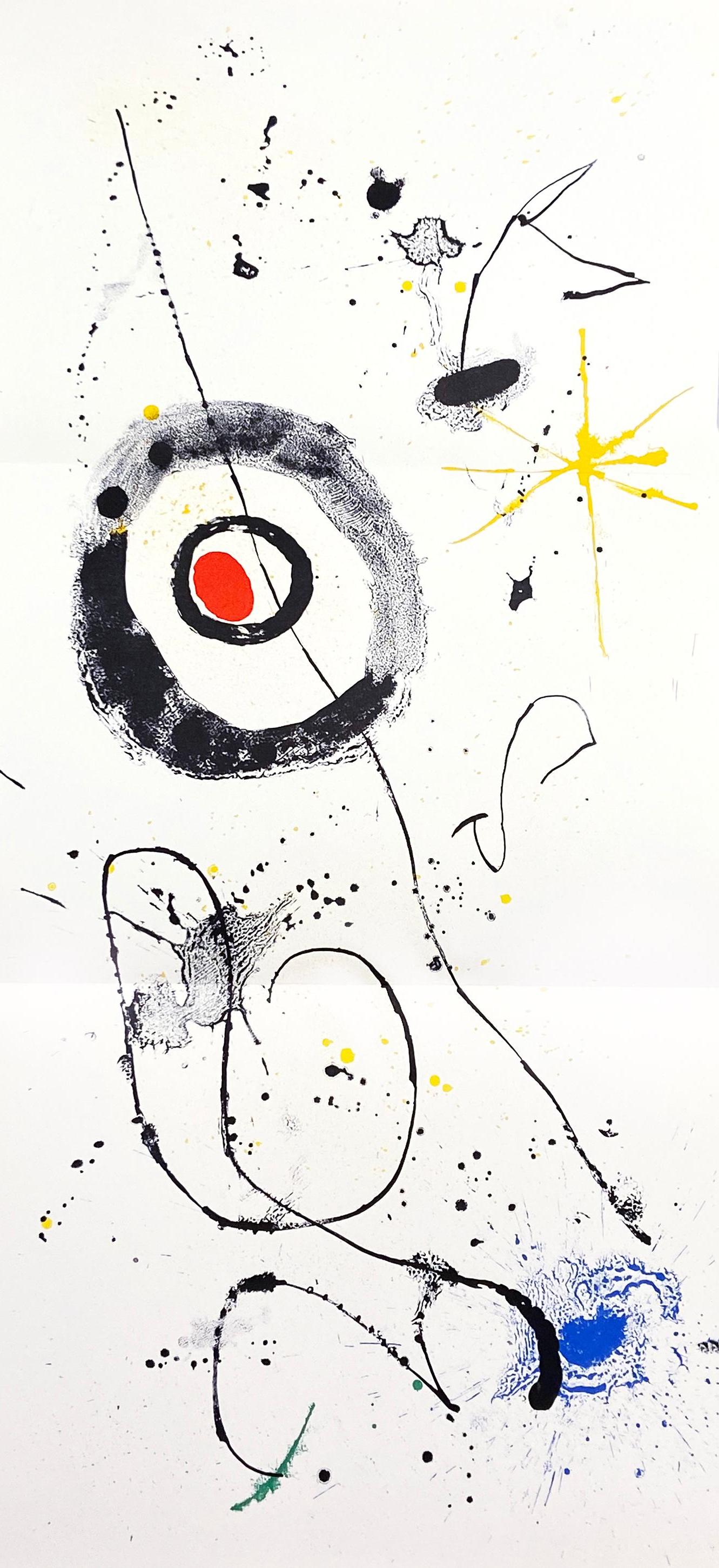 1960s Joan Miró lithograph Derriere le Miroir (Miró 1960s)  1