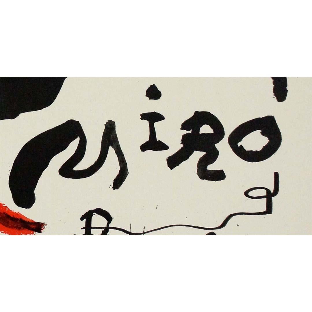 1964 original lithograph by Joan Miró, created for Barcelona’s Sala Gaspar For Sale 2