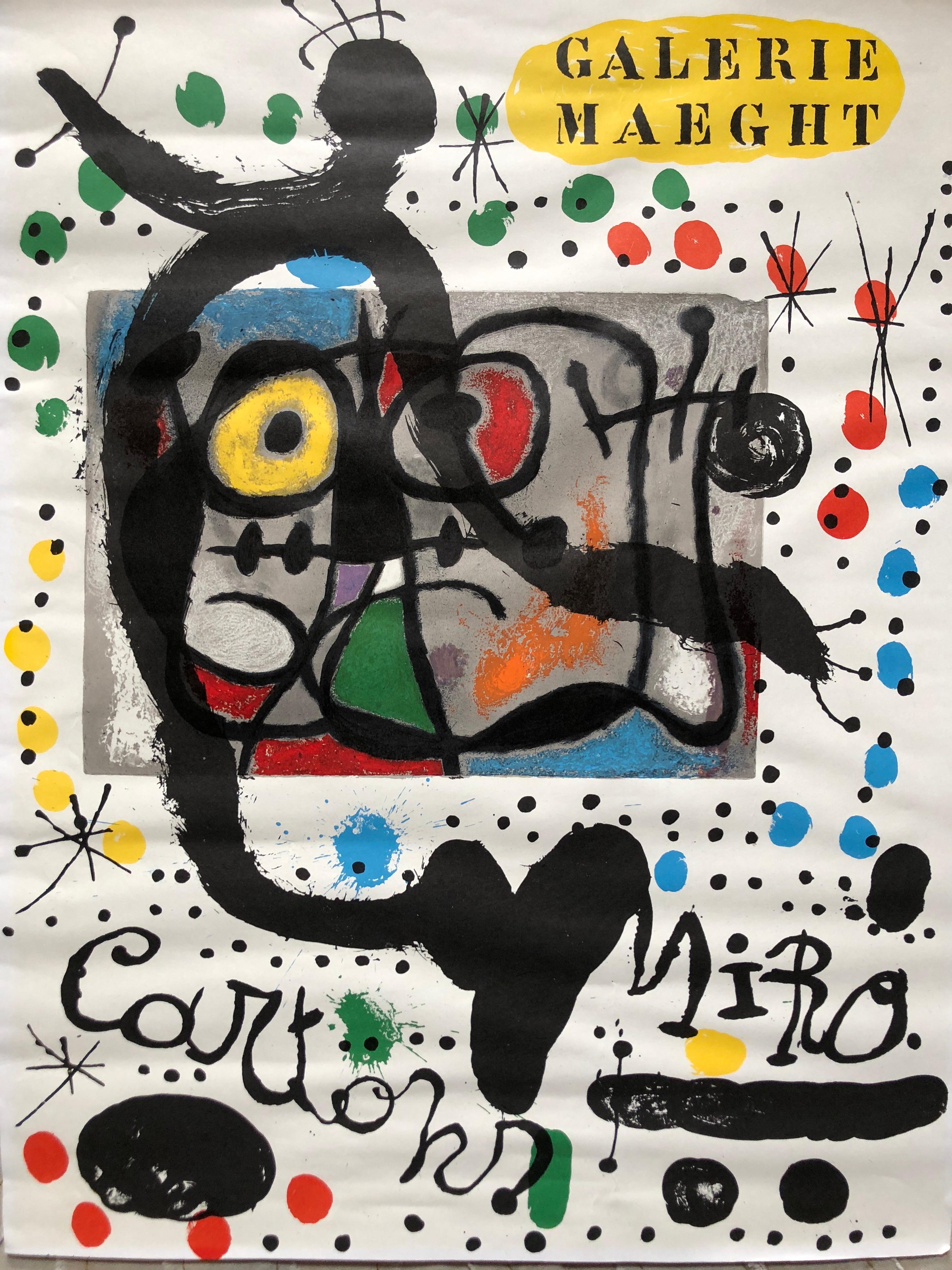 1965 Joan Miro Galerie Maeght Abstract Lithograph