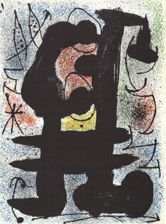 1967 Joan Miro 'Cosmos II' Original Lithograph
