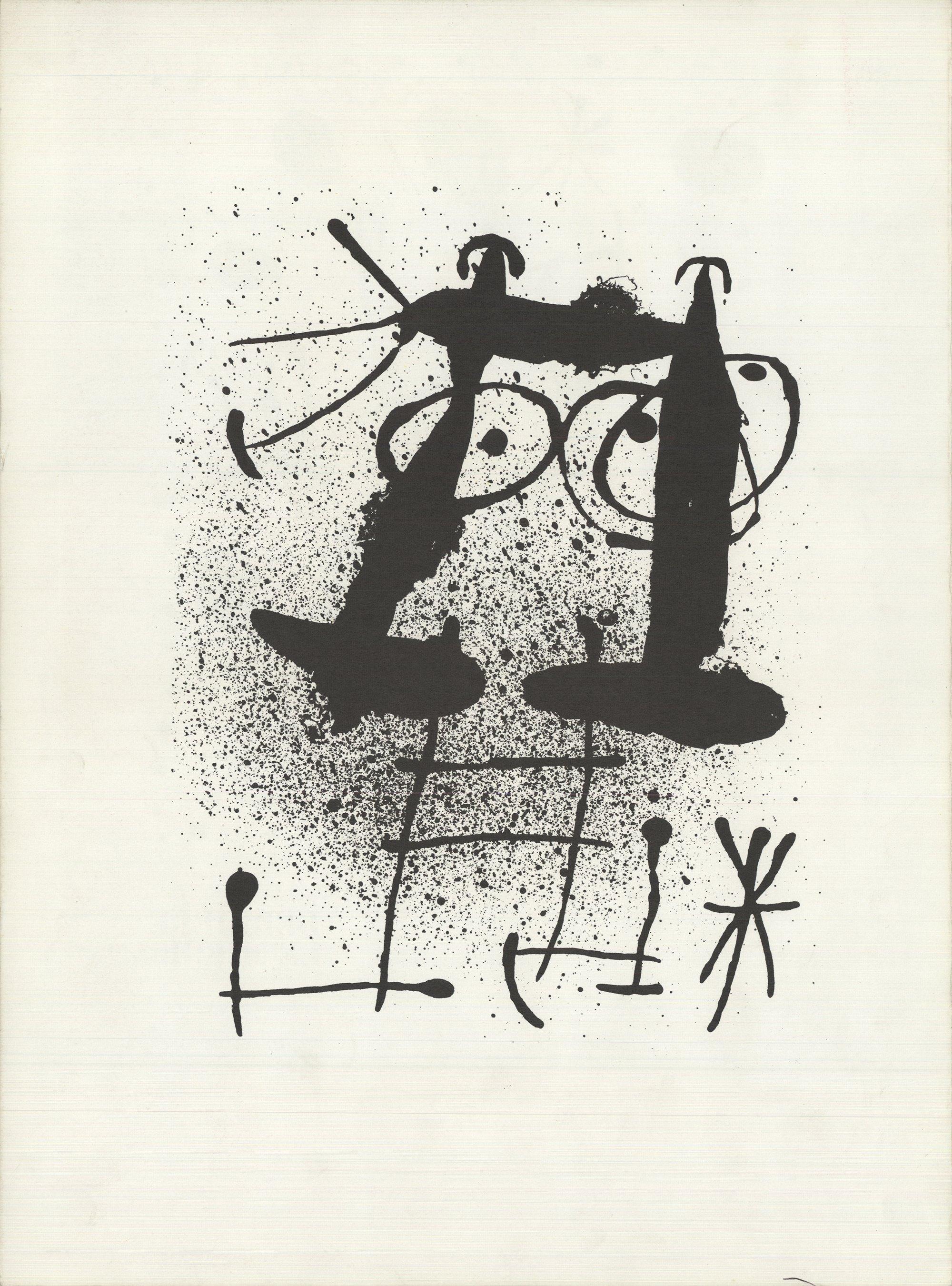 1967 Joan Miro 'Untitled' - Print by Joan Miró