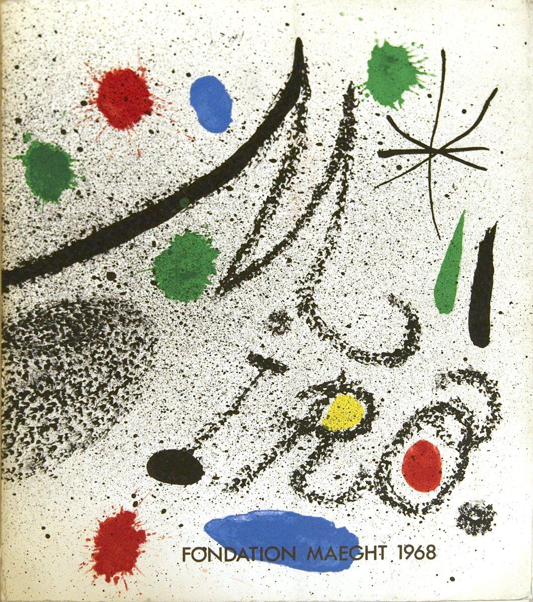 1968 After Joan Miro 'Miro Foundation Maeght' Surrealism Multicolor Book - Print by Joan Miró
