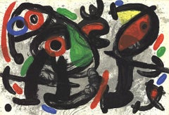 1970 Joan Miro 'Derriere le Miroir, no. 186, pg 10, 11'