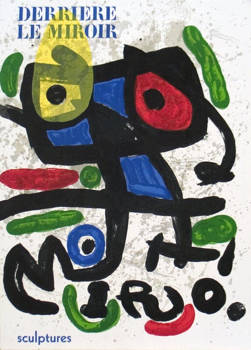 1970 Joan Miro 'Sculptures' Surrealism Multicolor, White, Yellow, Green, Black Book - Print by Joan Miró