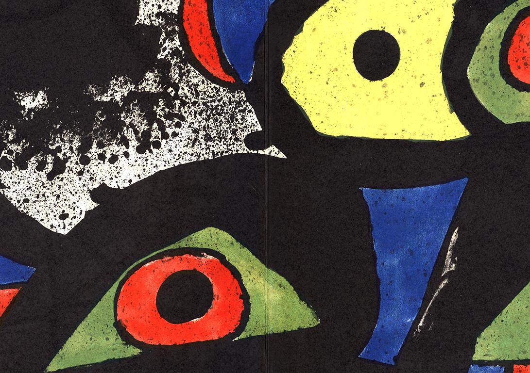 1970s Joan Miró lithograph (Miró prints) For Sale 1