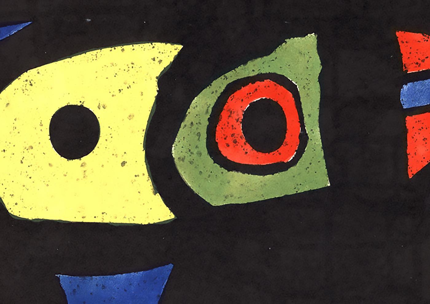 1970er Jahre Joan Miró Lithographie (Miró Drucke) im Angebot 2