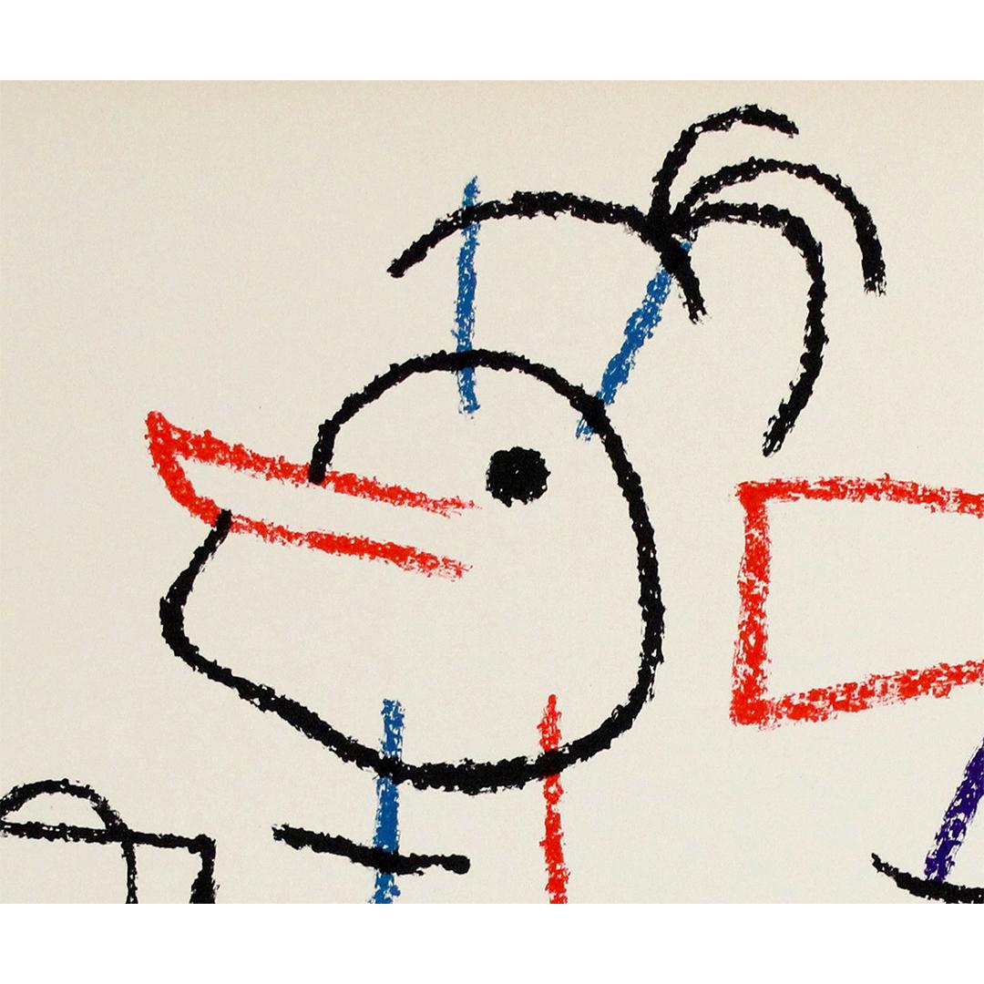 1971 Joan Miró’s Ubu aux Baléares original lithograph N. 14 For Sale 1