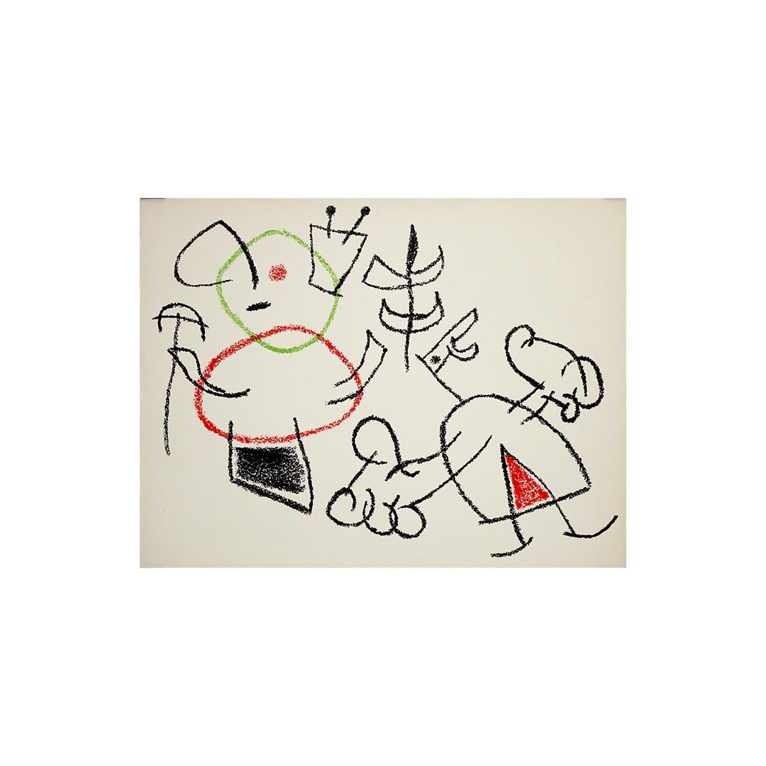 1971 Joan Miró’s Ubu aux Baléares original lithograph N. 21 For Sale 2