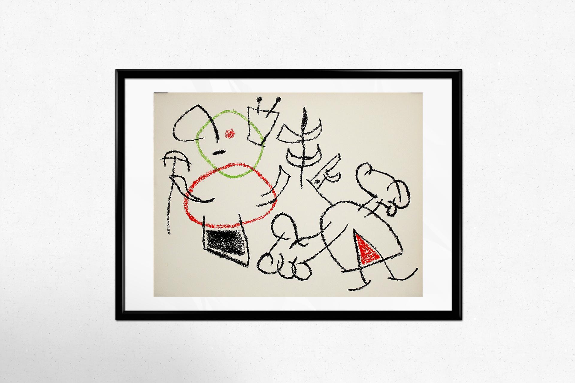 1971 Joan Miró’s Ubu aux Baléares original lithograph N. 21 For Sale 3