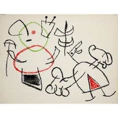 1971 Joan Miró’s Ubu aux Baléares original lithograph N. 21