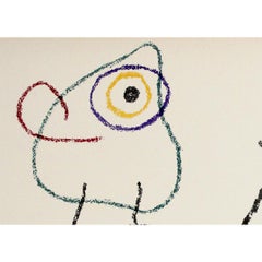 1971 Joan Miró’s Ubu aux Baléares original lithograph N. 9