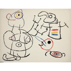 1971 Ubu aux Baléares de Joan Miró lithographie originale N. 9