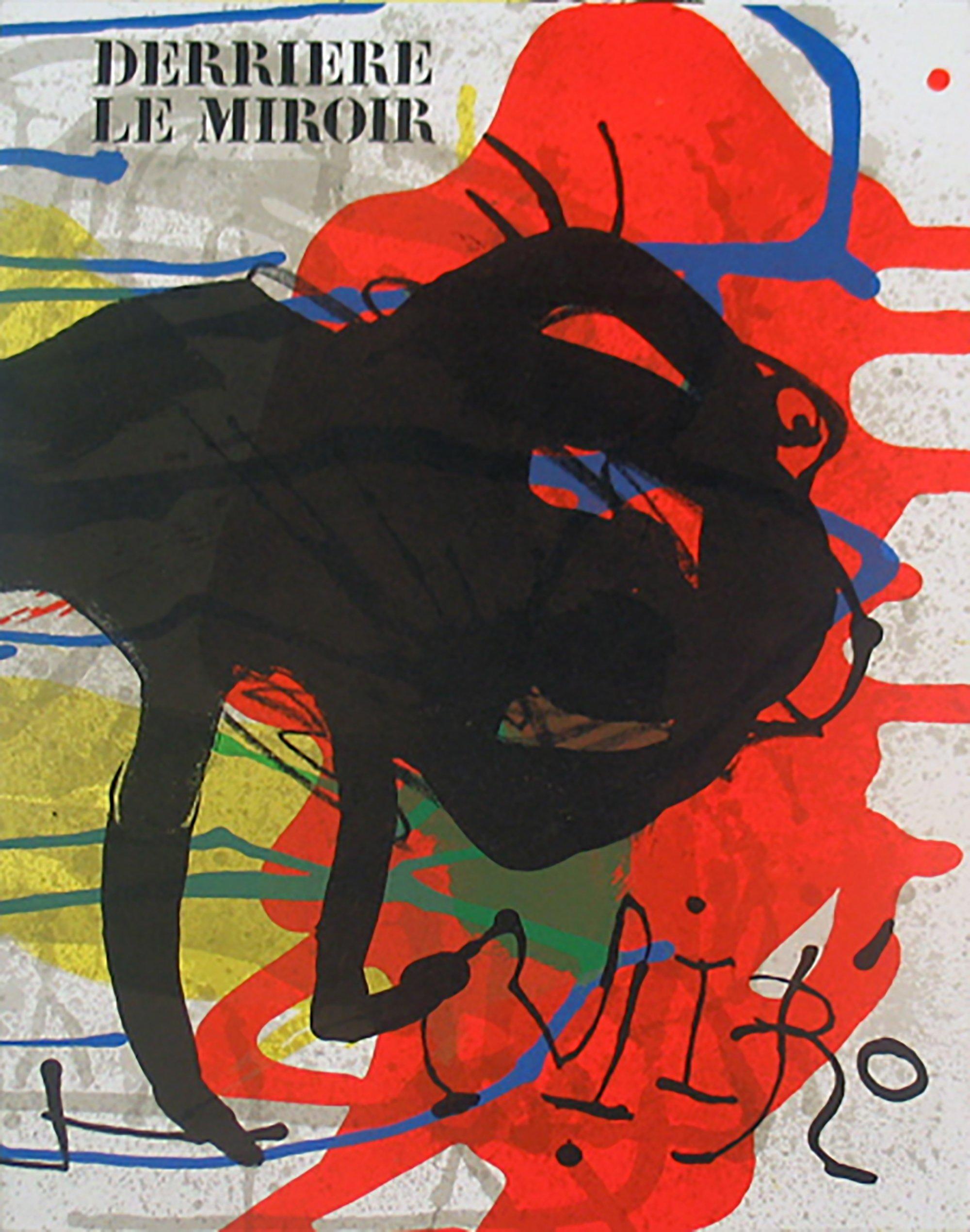 1973 After Joan Miro 'Miro Derriere le Miroir, no. 203' Surrealism France  - Print by Joan Miró