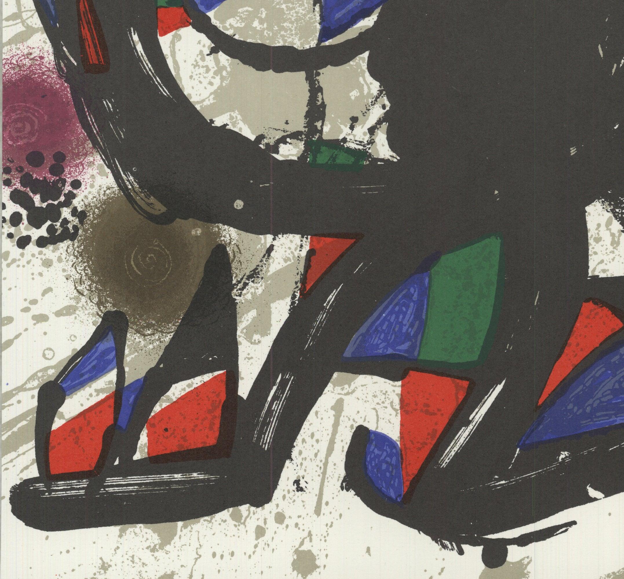  This original lithograph by Joan Miró, titled 