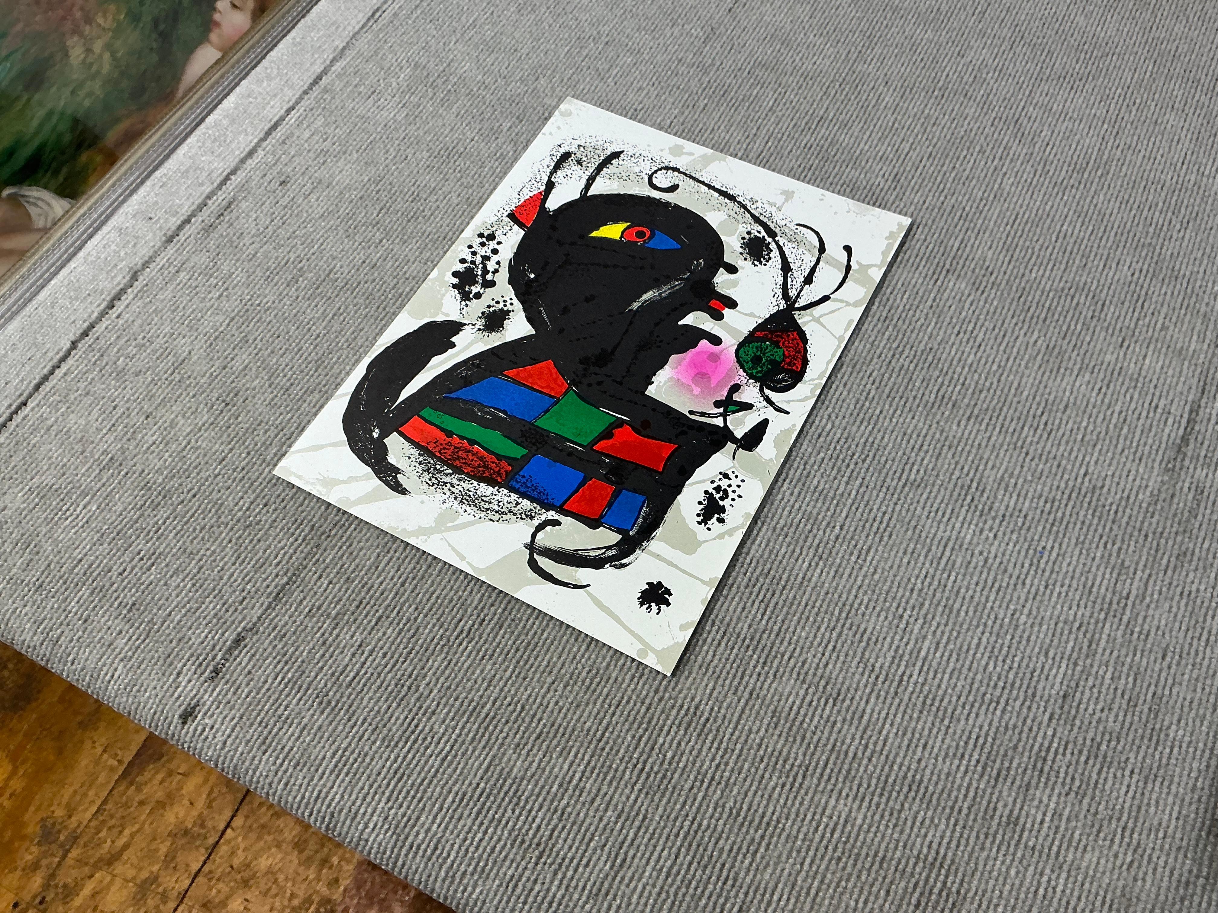 This original lithograph by Joan Miró, titled 
