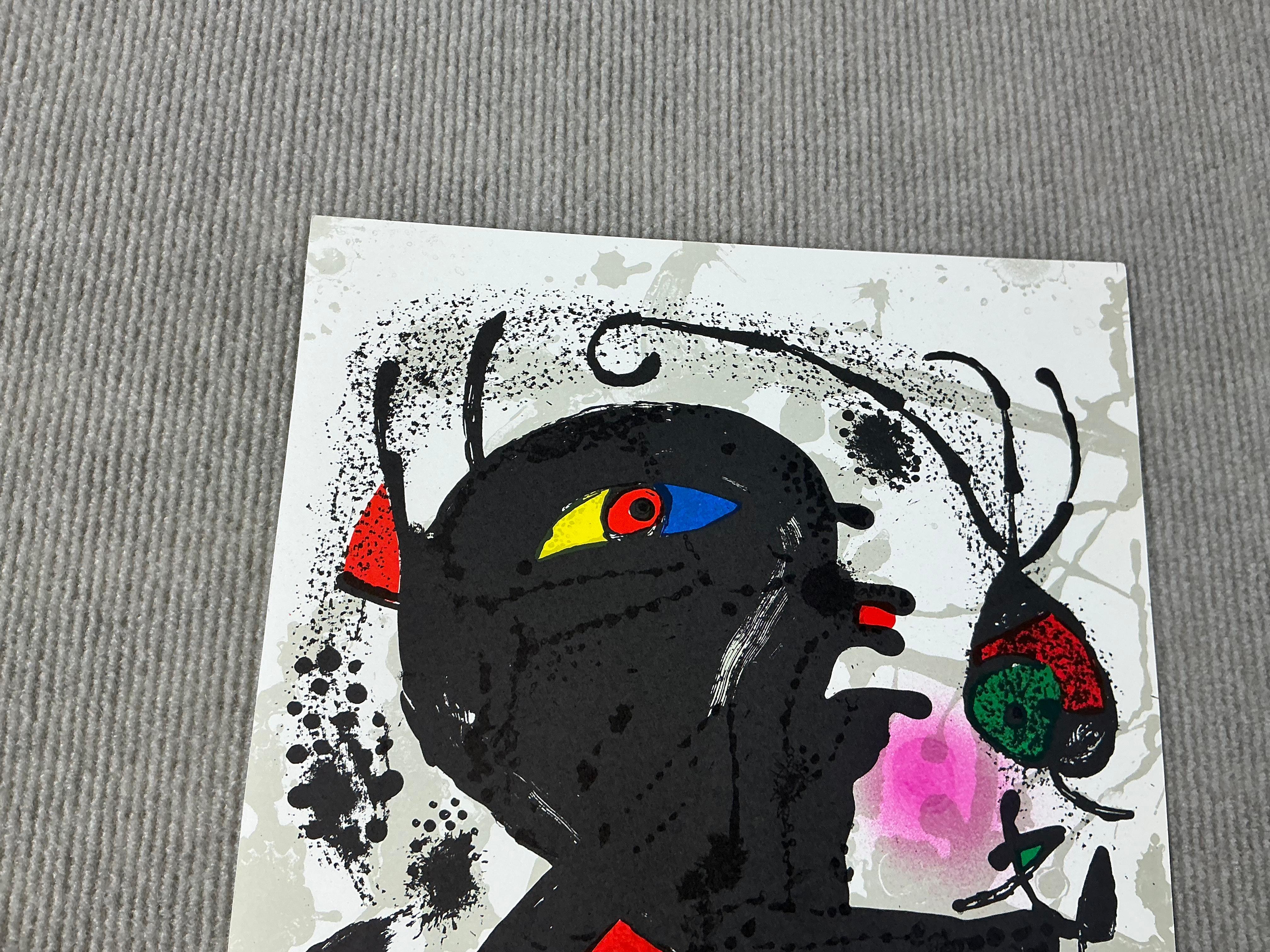 1975 Joan Miro 'Litografia original V' For Sale 2