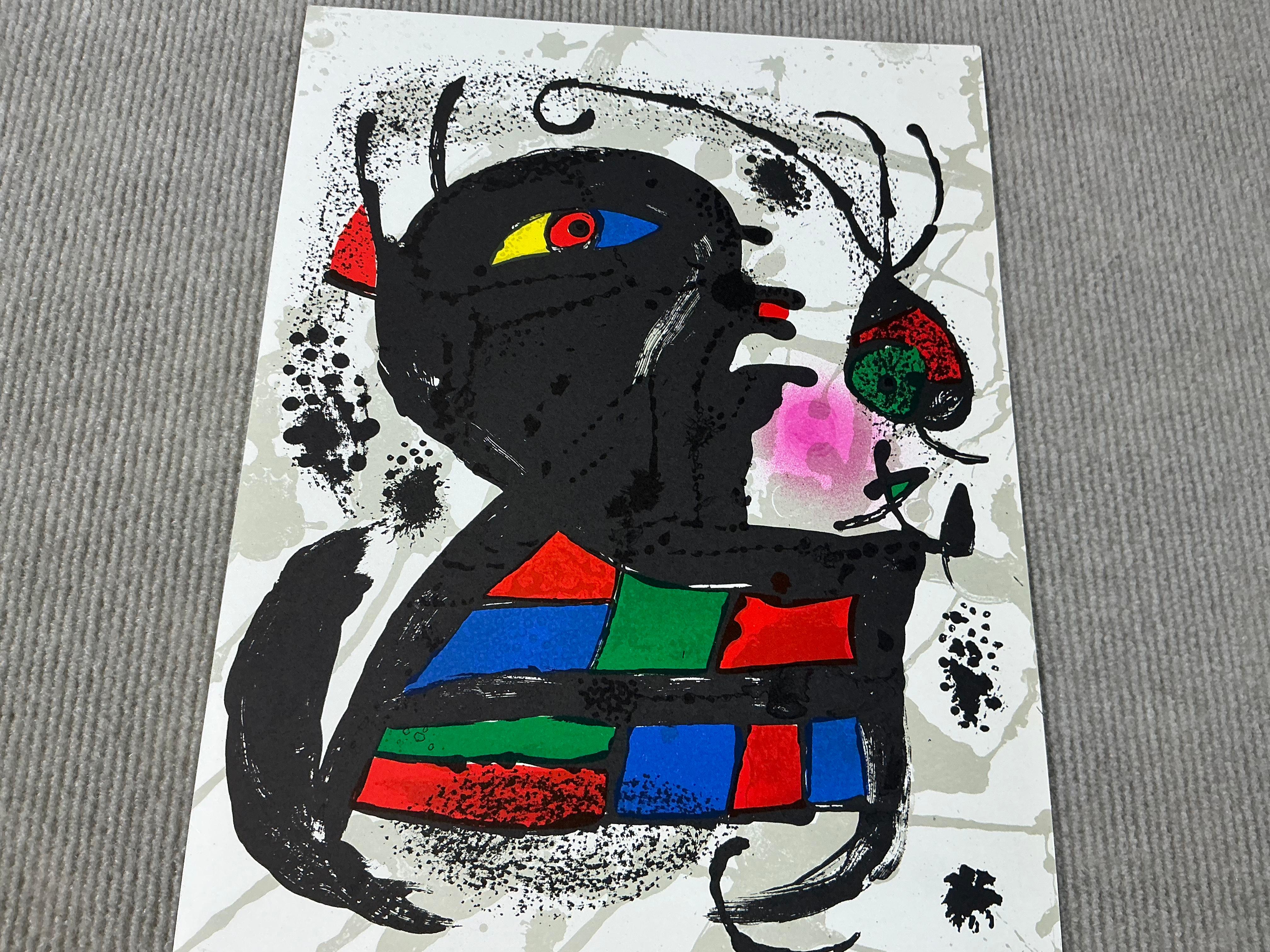 1975 Joan Miro 'Litografia original V' For Sale 3