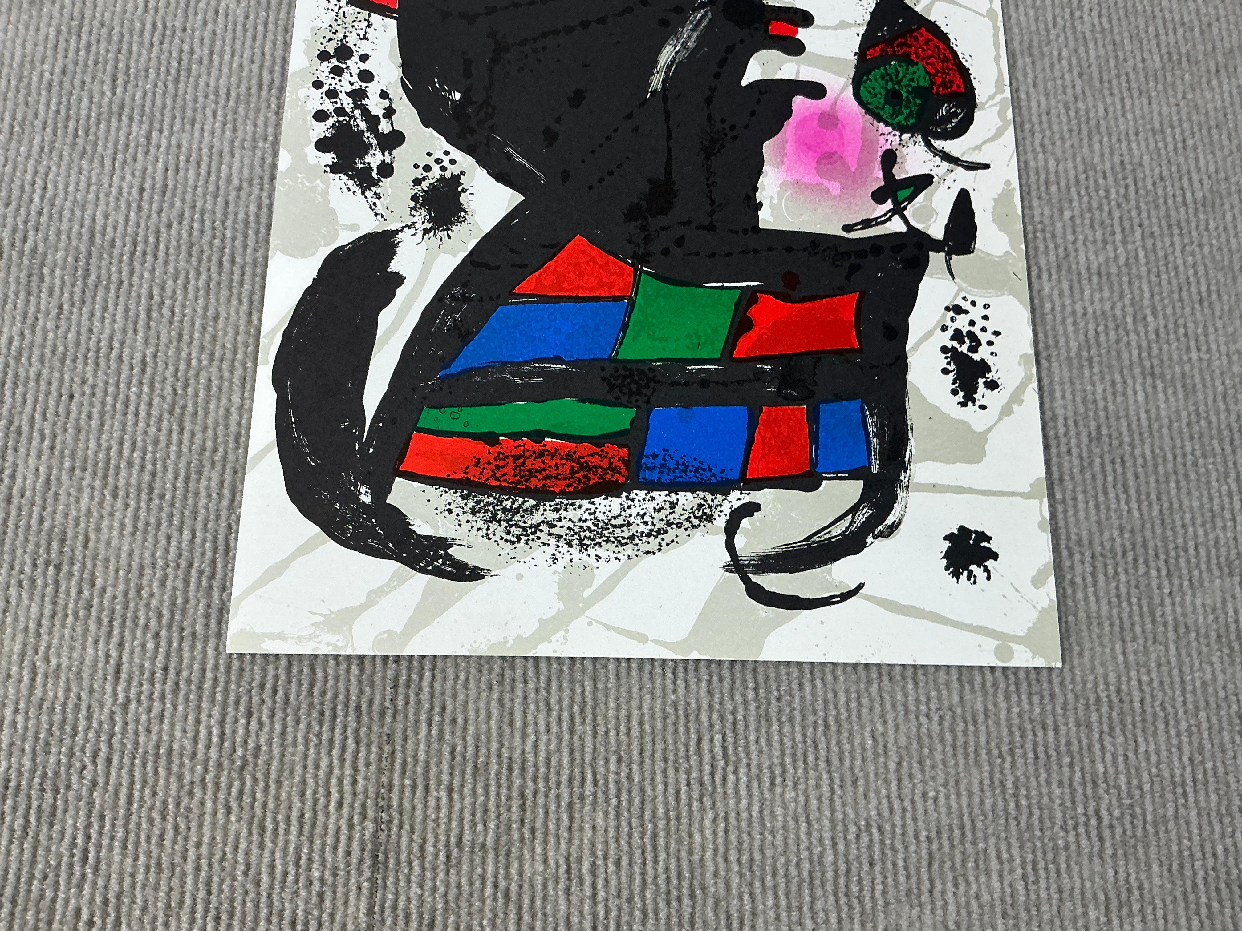 1975 Joan Miro 'Litografia original V' For Sale 4
