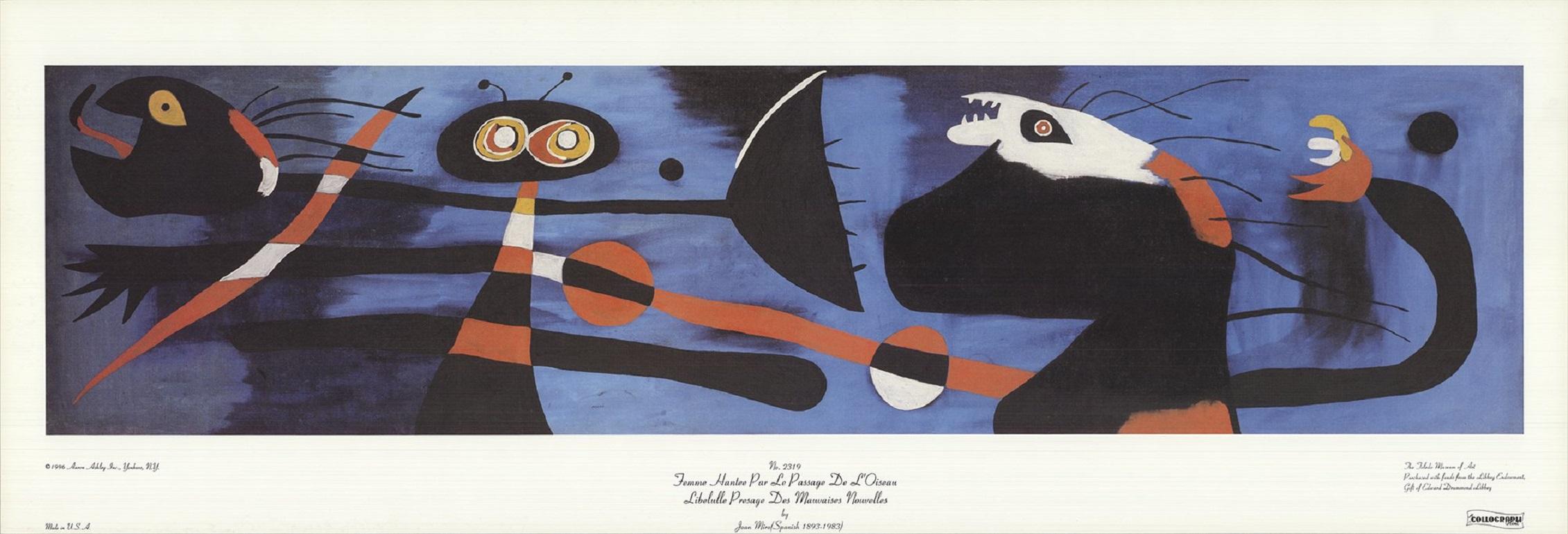 1996 After Joan Miro 'Mural I' Surrealism USA Offset Lithograph - Print by Joan Miró