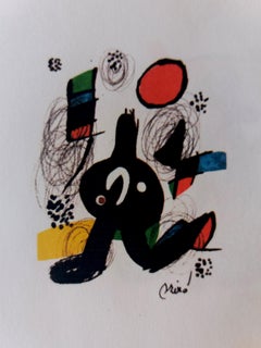3 La melodie à l'acide. Peinture lithographique originale.