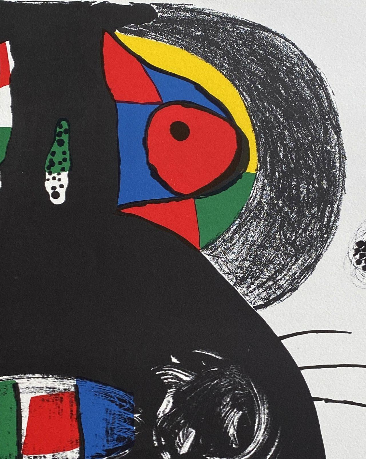 42 rue Blomet - Original Lithograph Handsigned Numbered - 100 copies - Abstract Print by Joan Miró