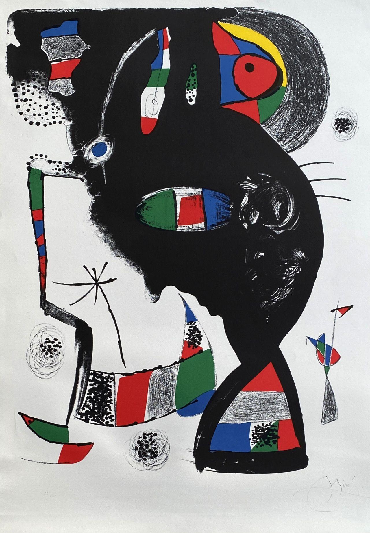Joan Miró Abstract Print - 42 rue Blomet - Original Lithograph Handsigned Numbered - 100 copies