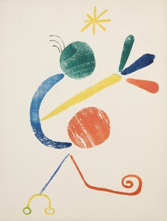 A Toute Epreuve (D 164) Avant la lettre, Woodcut by Joan Miro