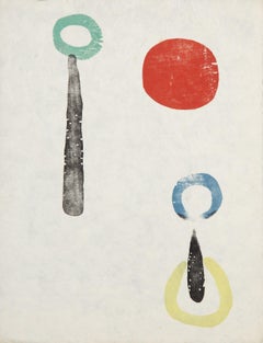 A Toute Epreuve (D 178), Double-Sided Woodcut by Joan Miro