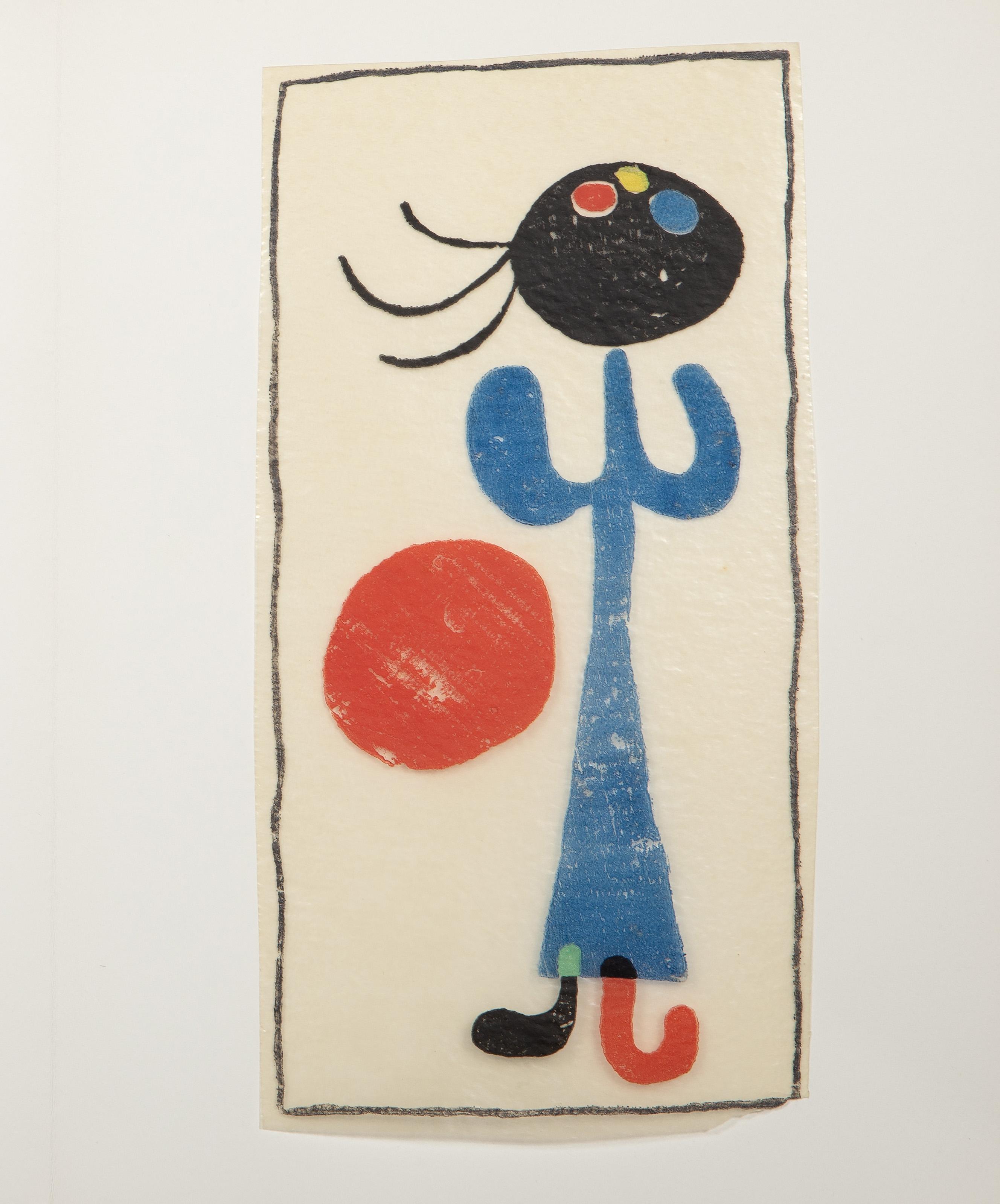 A Toute Epreuve (D 204), Woodcut by Joan Miro - Print by Joan Miró