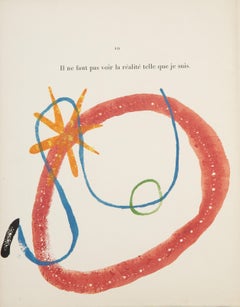 A Toute Epreuve (D 220), Woodcut by Joan Miro