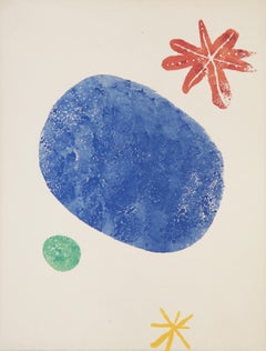 A Toute Epreuve (D 221) Avant la lettre, Woodcut by Joan Miro
