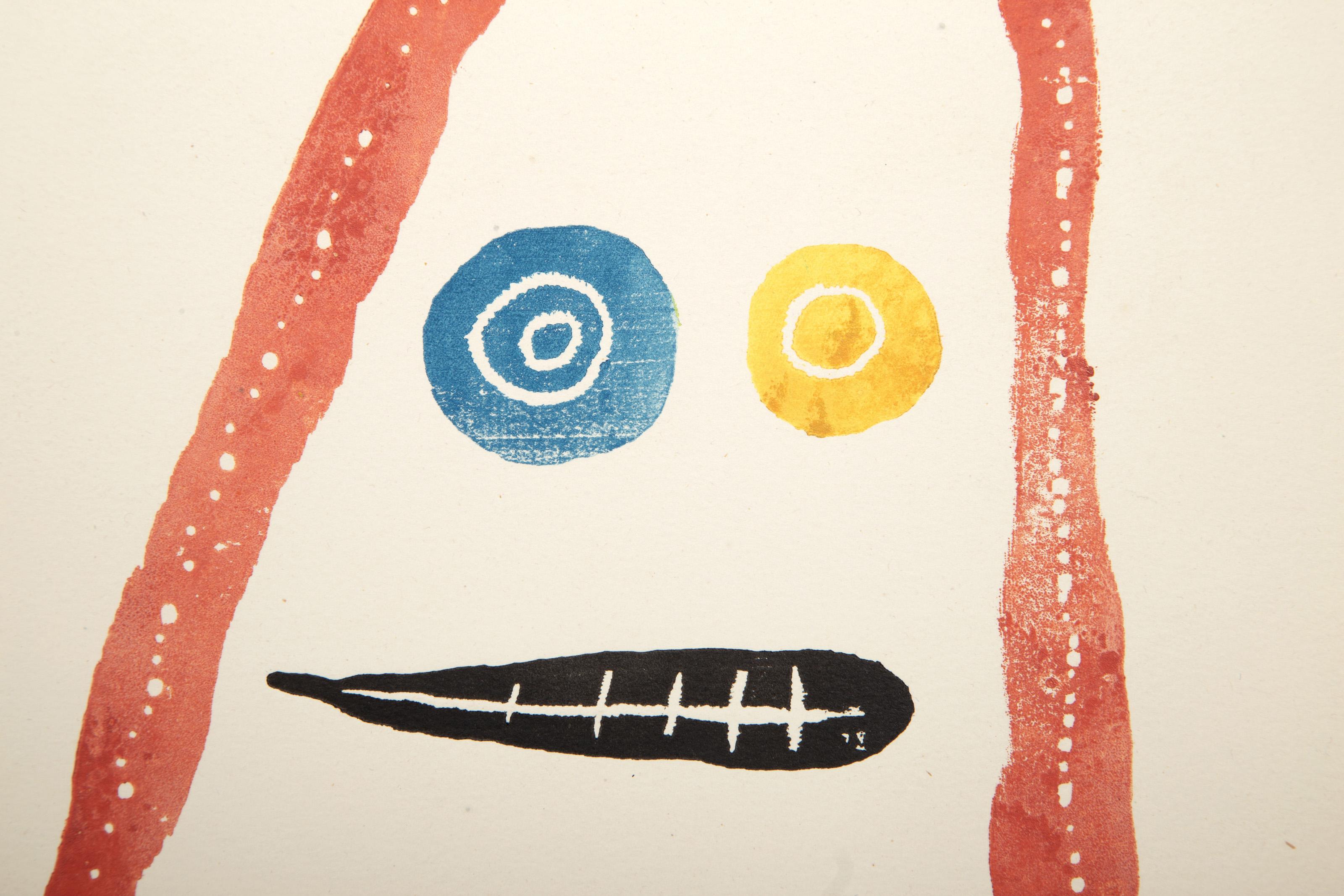A Toute Epreuve (D 227), Woodcut by Joan Miro - Modern Print by Joan Miró