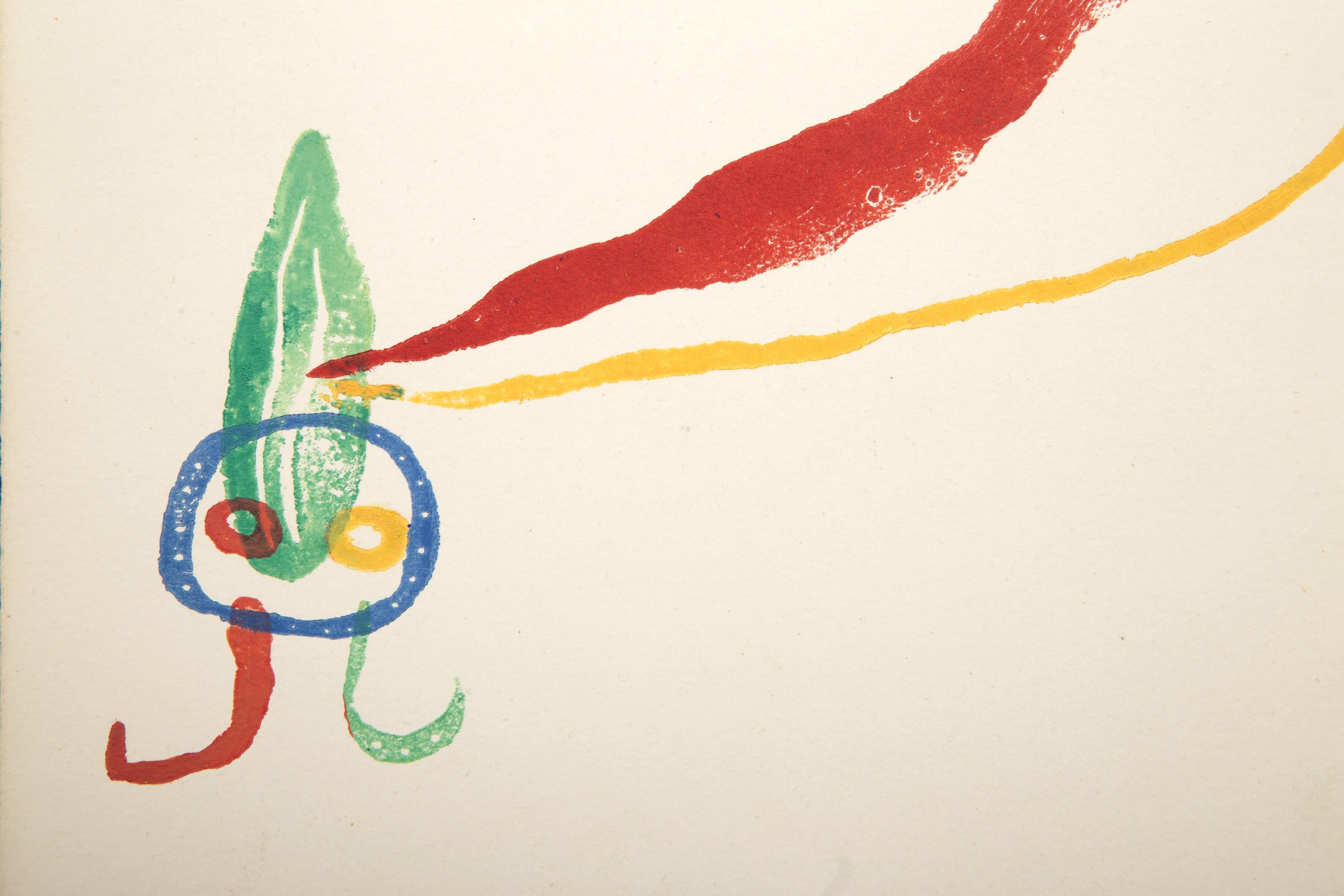 A Toute Epreuve (D 231) Avant la lettre, Woodcut by Joan Miro - Modern Print by Joan Miró