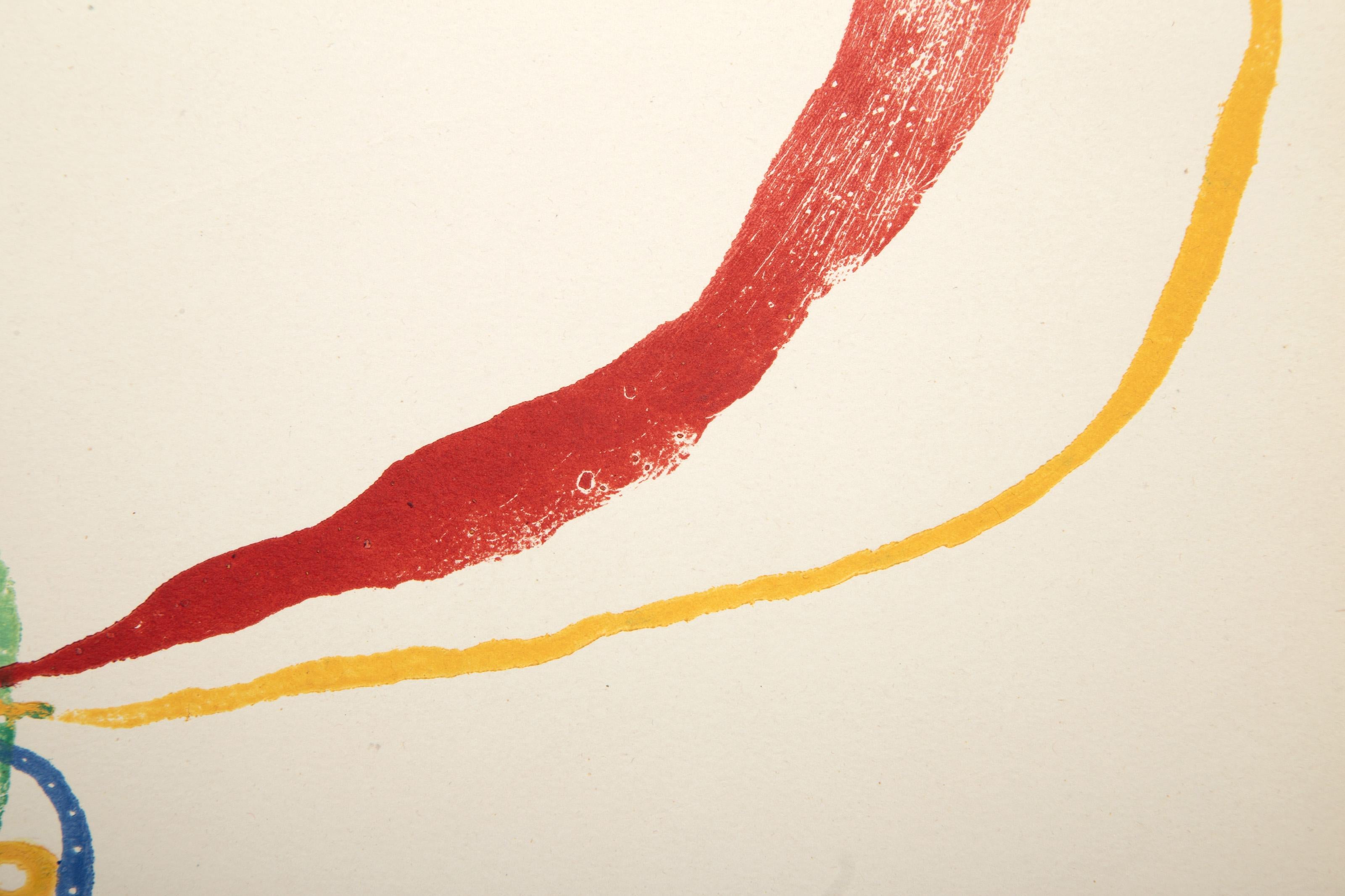 A Toute Epreuve (D 231) Avant la lettre, Woodcut by Joan Miro For Sale 1