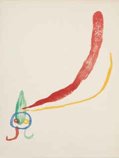 A Toute Epreuve (D 231) Avant la lettre, Woodcut by Joan Miro