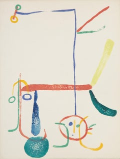 A Toute Epreuve (D216), Woodcut by Joan Miro