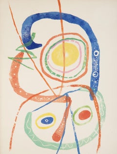 A Toute Epreuve Plate LXIII, Woodcut by Joan Miro