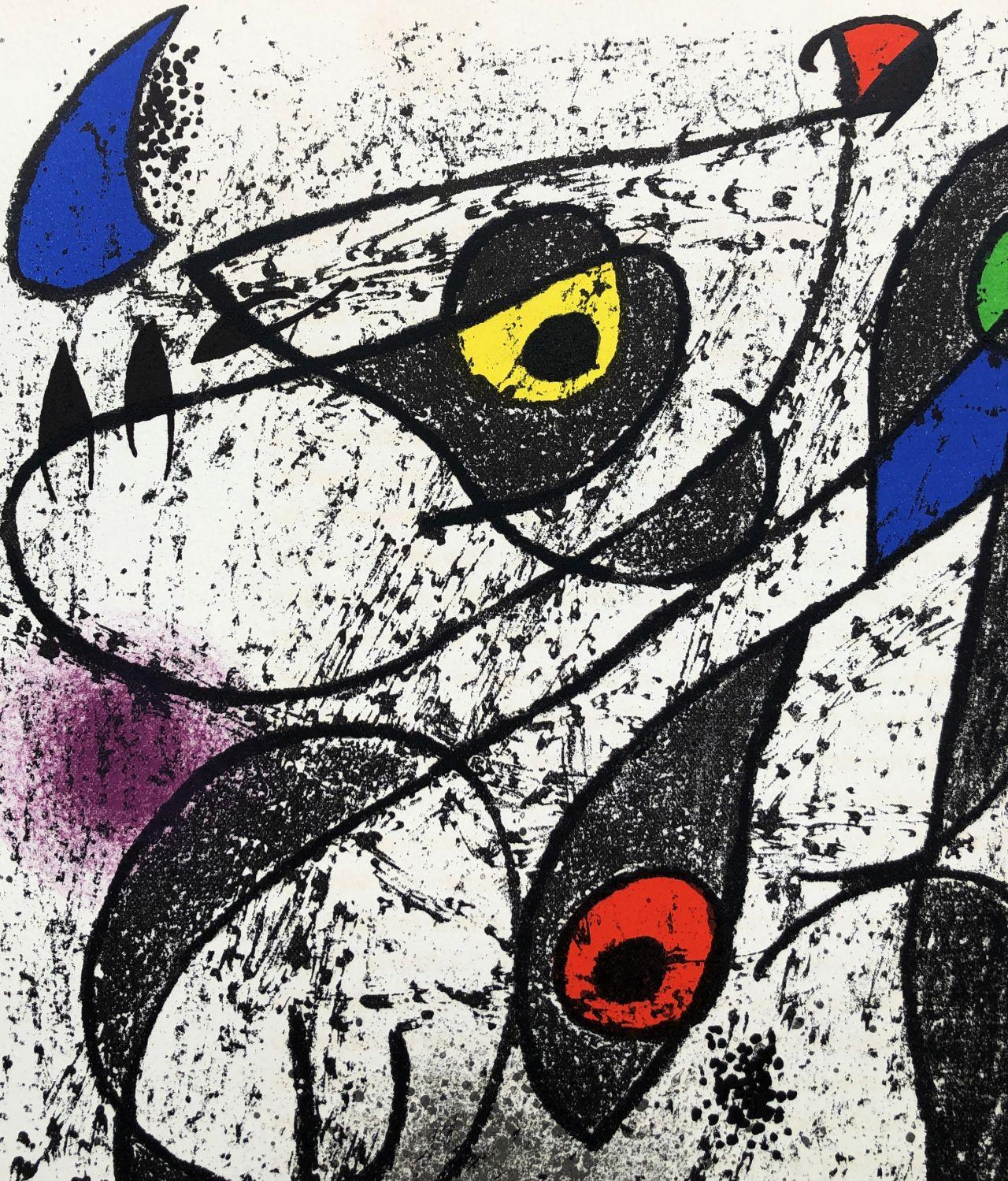 Joan Miro
Composition, 1972

Original lithograph (printed in Arte/Maeght workshop)
On wove paper, size 35 x 25 cm (c. 13,7 x 9,8 in)
Very good condition

REFERENCES : Catalog raisonné 