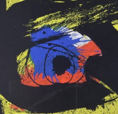 Abstract, Joan Miro, lithograph, 1973, Sobreteixims I