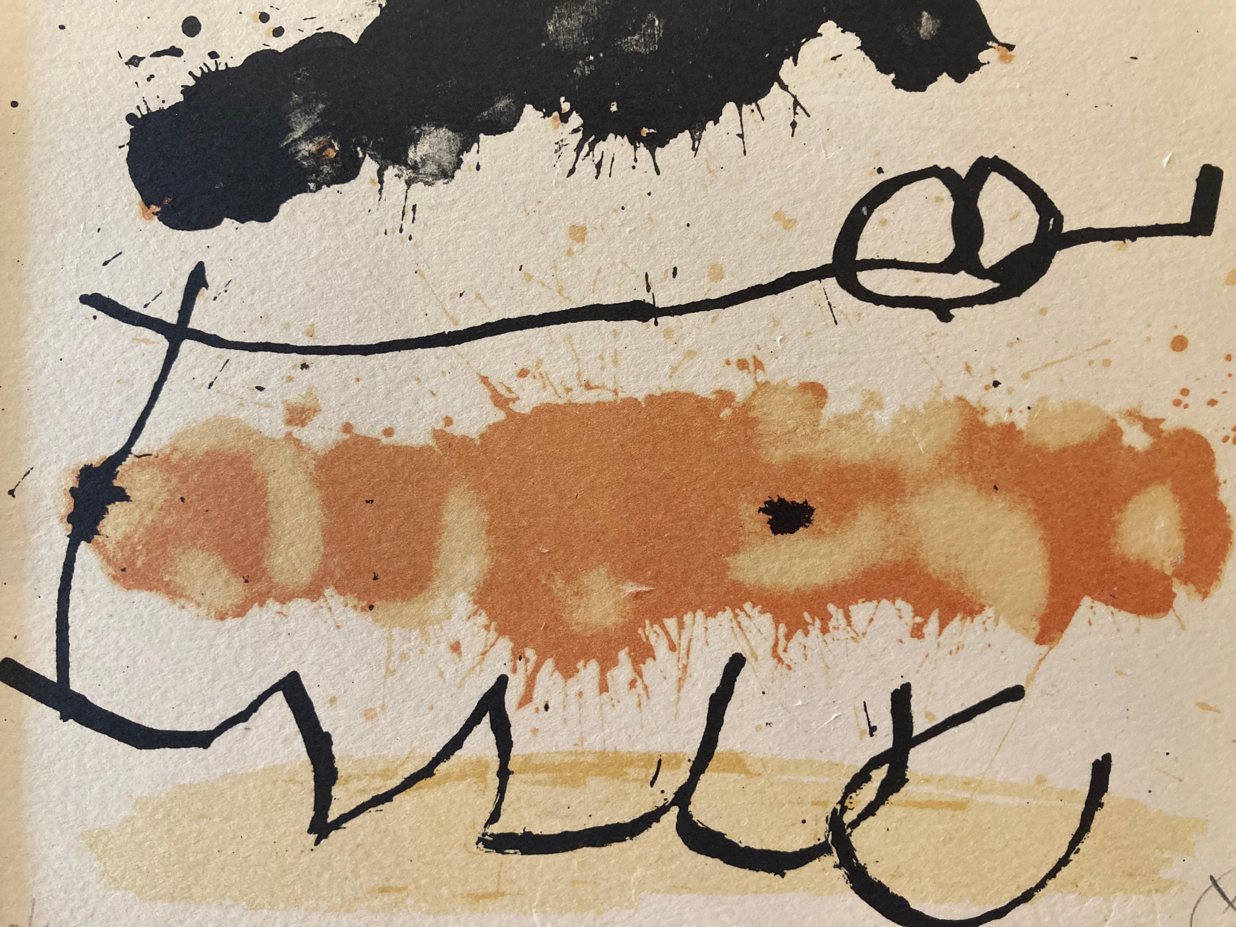 'Abstract Landscape with Star, ' by Joan Miro,  Four-color Lithograph. 3