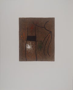 Abstract Woman, Signed lithograph