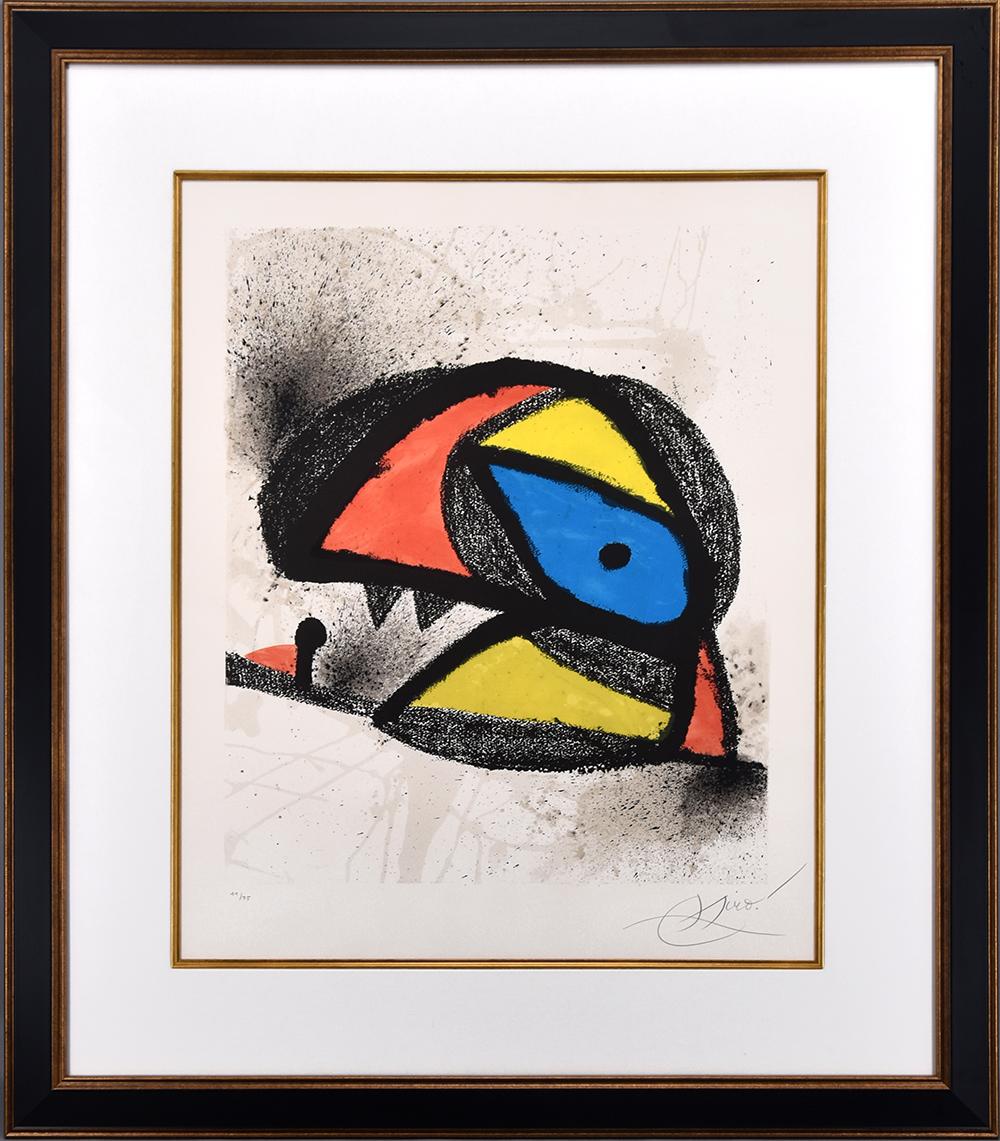 Affiche für die Ausstellung 'Homenatge a J. Torres Clavé  – Print von Joan Miró