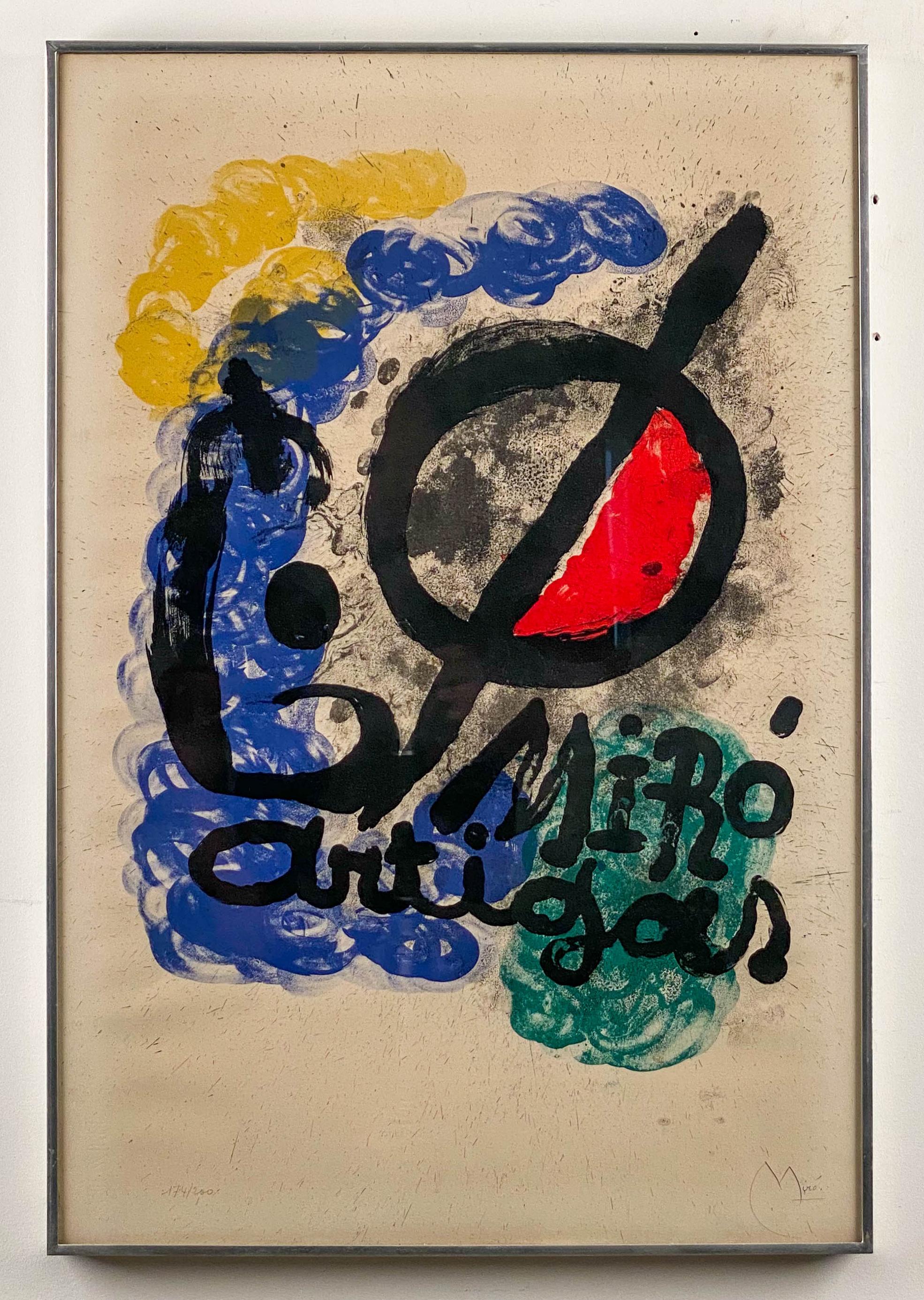 Affiche pour l'Exposition Miro-Artigas, 1963