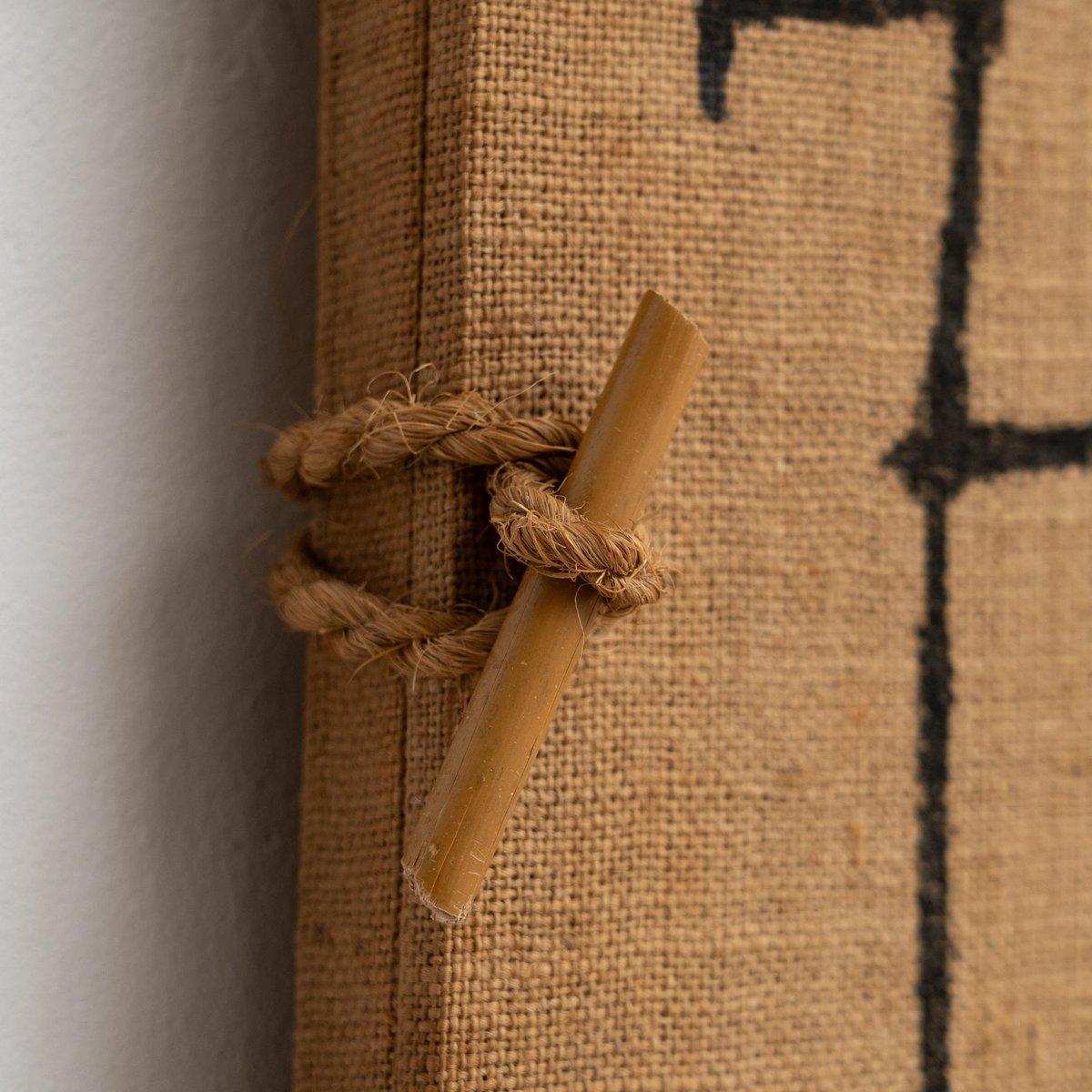 After Joan Miró “Barcelona” 1973 — Rare Limited Edition Lithograph on Burlap For Sale 5