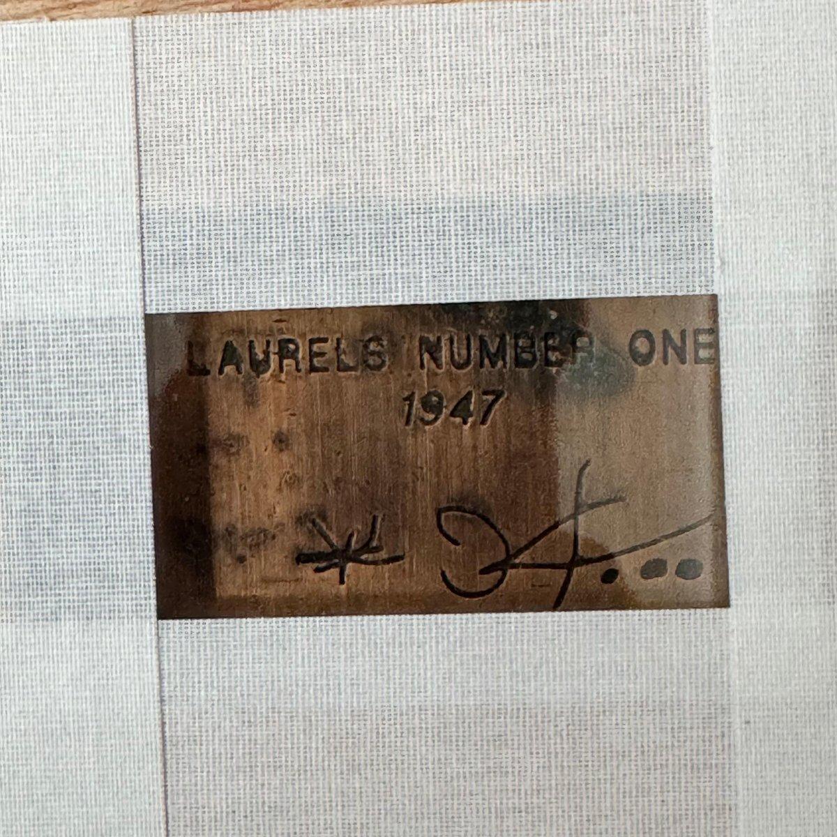 After Joan Miró “Laurels Number One”, Patinated Bronze Relief Framed, circa 1980 For Sale 3