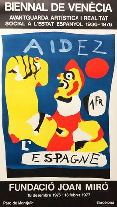 AIDEZ L'ESPAGNE. BIENAL VENECIA 1977.