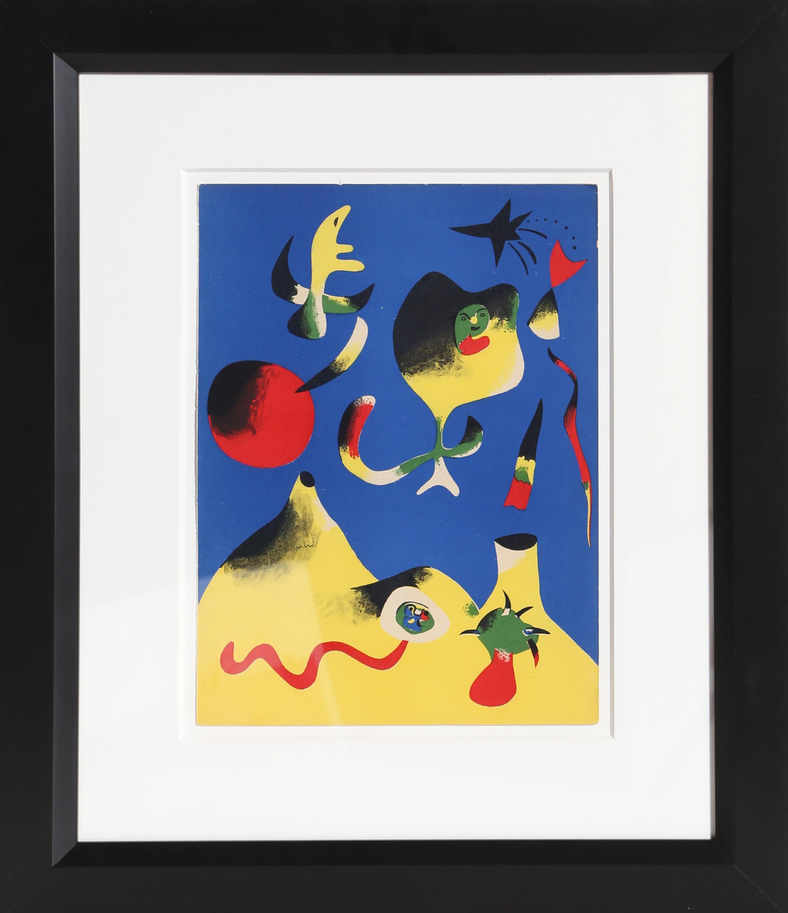 Joan Miró Abstract Print - Air