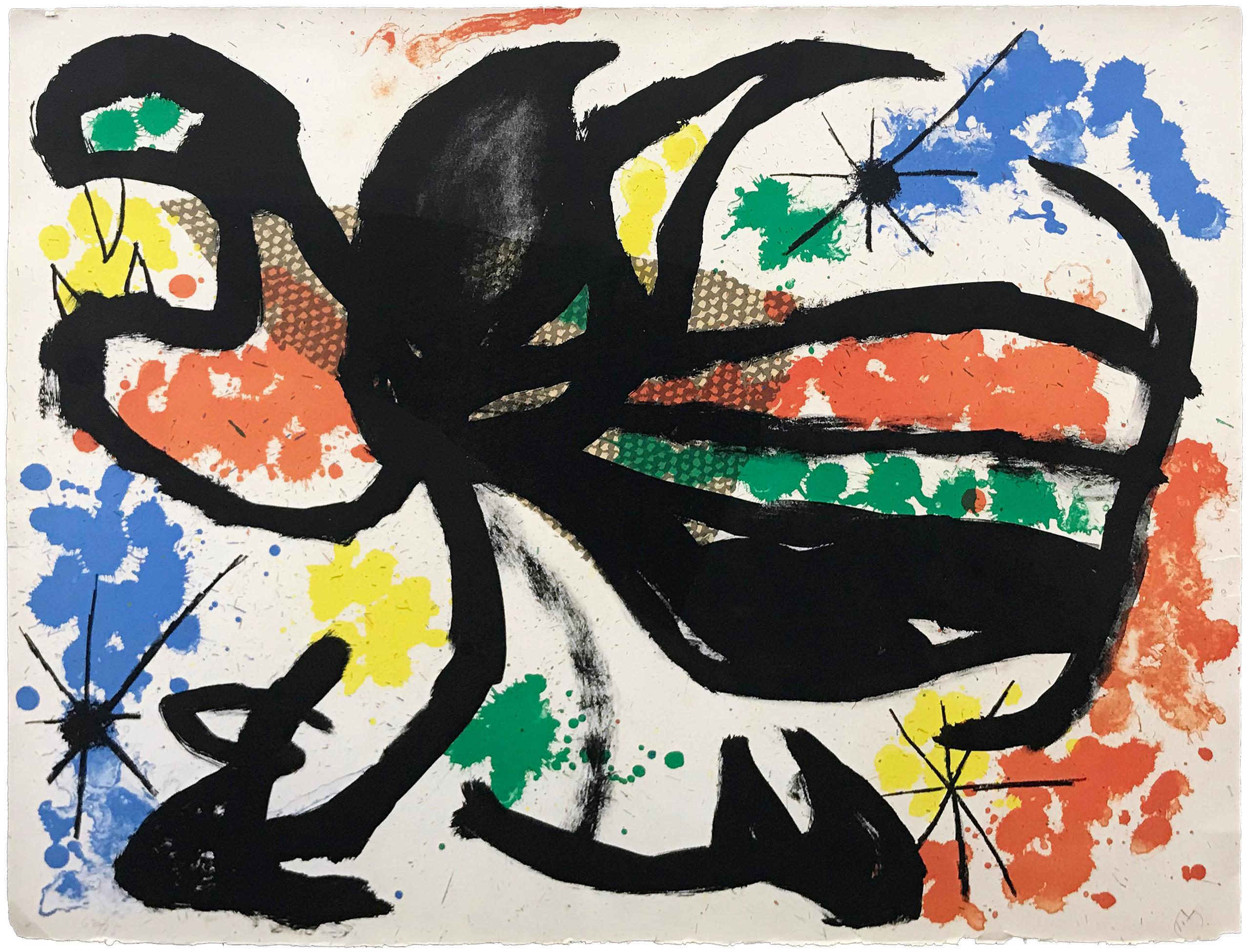 Joan Miró Figurative Print - ALBUM 19, PLANCHE 3