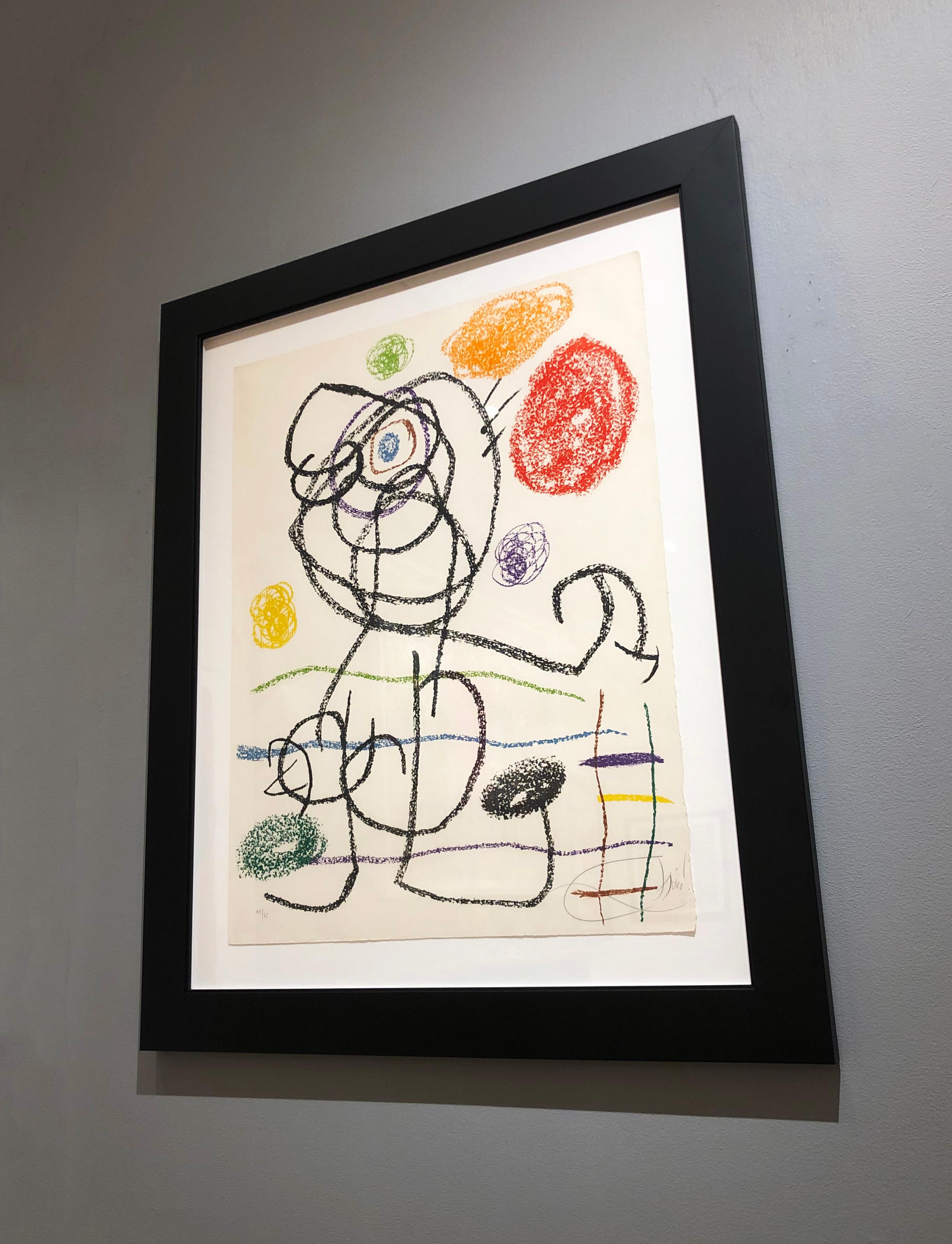 Untitled from Album 21 (Maeght 1135) - Modern Print by Joan Miró