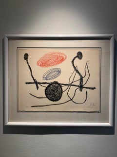 'Album 21: One Plate Lithograph' by Joan Miró, Pencil-signed Lithograph